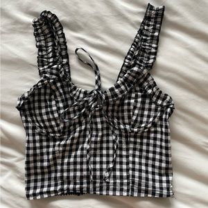 Checkered tank top